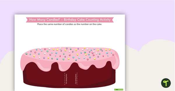 Go to How Many Candles? - Birthday Cake Counting Activity teaching resource