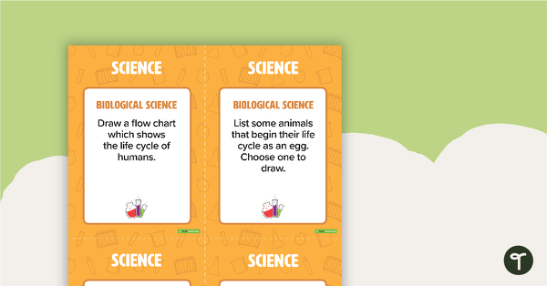 Fast Finisher Science Task Cards - Year 2 teaching resource