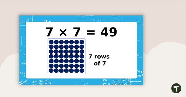 Preview image for Multiplication Facts PowerPoint - Seven Times Tables - teaching resource