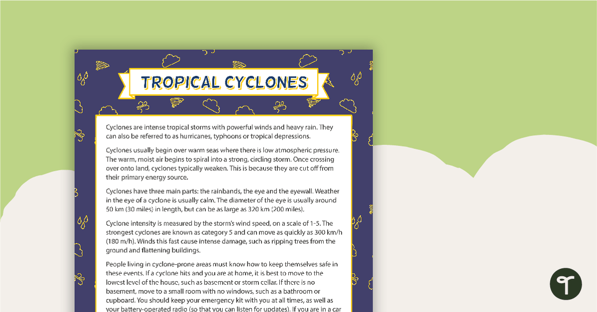 Cyclones Lesson for Kids: Facts & Causes - Video & Lesson