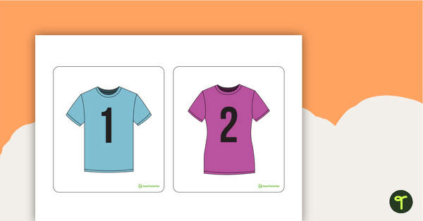 Preview image for 1 to 20 Clothesline Number Cards - teaching resource