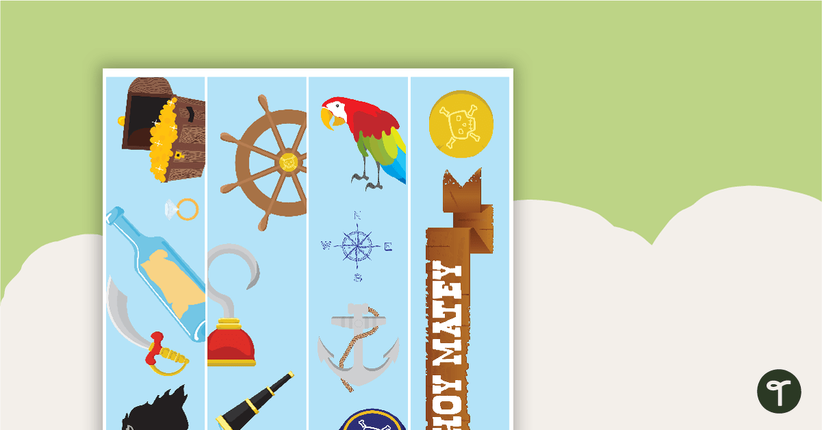 Pirate Ahoy Matey - Border Trimmers teaching resource