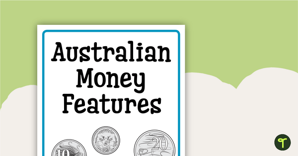 Preview image for Individual Australian Coin Posters with Features - teaching resource