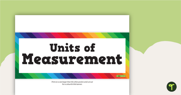 Preview image for Converting Units of Measurement Poster (Imperial) - teaching resource