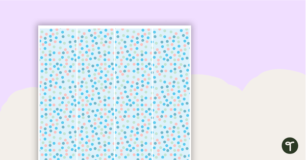 Go to Pastel Dots - Border Trimmers teaching resource