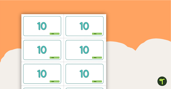 Place Value Cards - 10,000; 1,000; 100; 10; 1 teaching resource