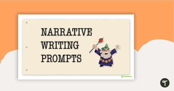 Narrative Writing Visual Prompts Presentation teaching resource