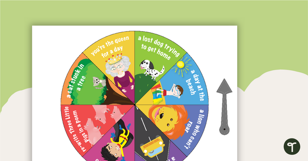 Preview image for Narrative Writing Stimulus Wheels - teaching resource