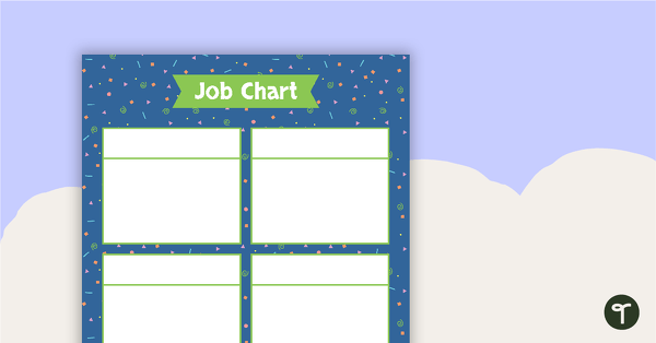 Go to Squiggles Pattern - Job Chart teaching resource