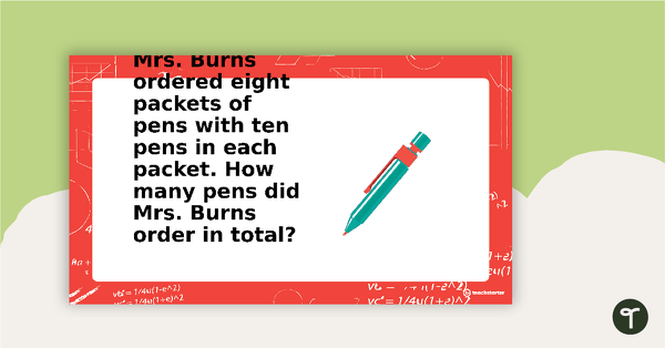 Multiplication Facts PowerPoint - Eight Times Tables teaching resource