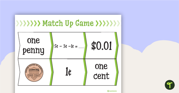 Image of Money Matchup Activity - US Currency