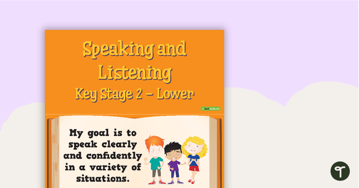 预览目标图像 - 说话和聆听（关键阶段2-较低） - 教学资源
