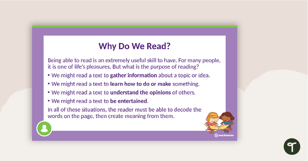 Reading Comprehension Strategies PowerPoint - Visualizing teaching resource
