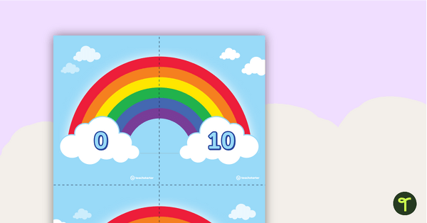 Preview image for Rainbow Facts - Addition Match Up Cards - teaching resource