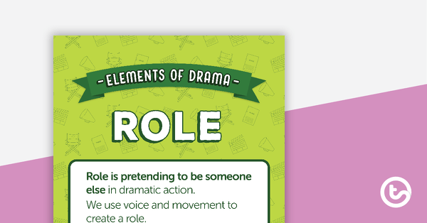 The Elements of Drama - Theory Posters teaching resource