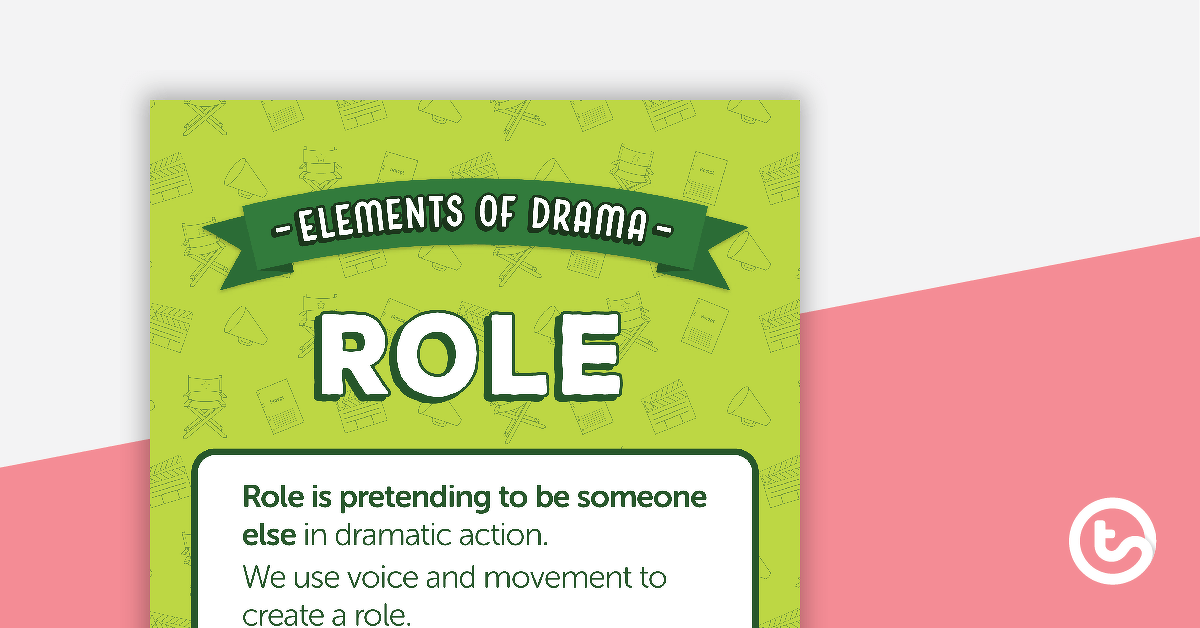 Role - Elements of Drama Poster teaching resource