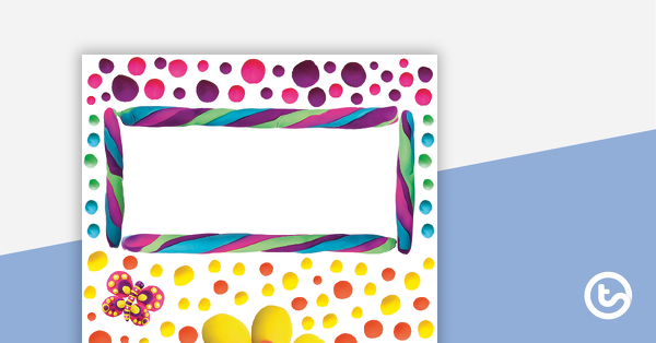 Preview image for Playdough - Diary Cover - teaching resource