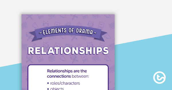 Preview image for Relationships - Elements of Drama Poster - teaching resource