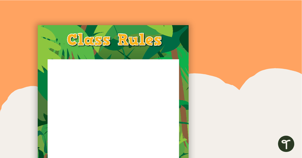 Go to Terrific Tigers - Class Rules teaching resource
