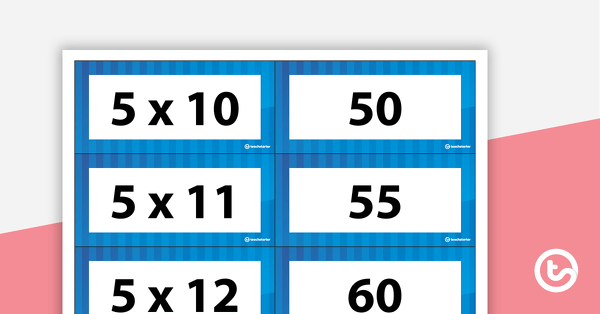 Multiplication and Division Fact Matchup Cards - Complete Set teaching resource