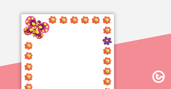 Preview image for Playdough - Portrait Page Border - teaching resource