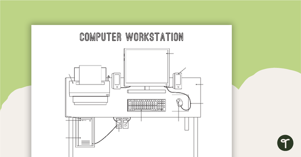 Go to Technology Workstation Worksheet - Desktop Computer teaching resource