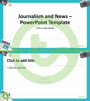 Go to Journalism and News – PowerPoint Template teaching resource