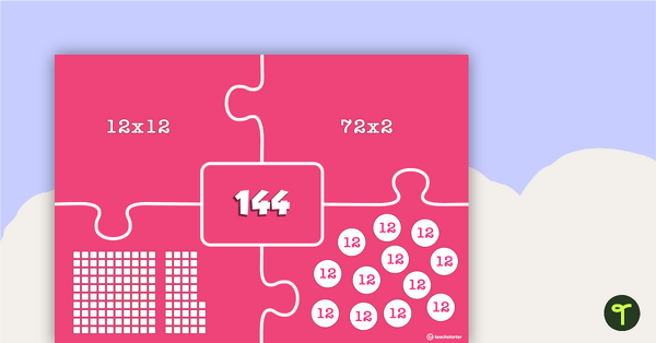 Preview image for Number Matching Puzzle - Multiplication - teaching resource