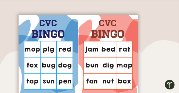 Image of CVC Words Bingo