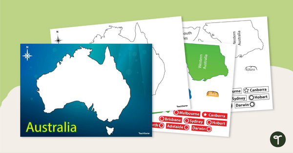 Go to Australian Map Puzzle teaching resource
