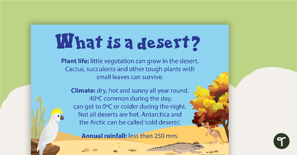 Image of What is a Desert? Poster