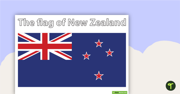 New Zealand Flags - Colour teaching resource