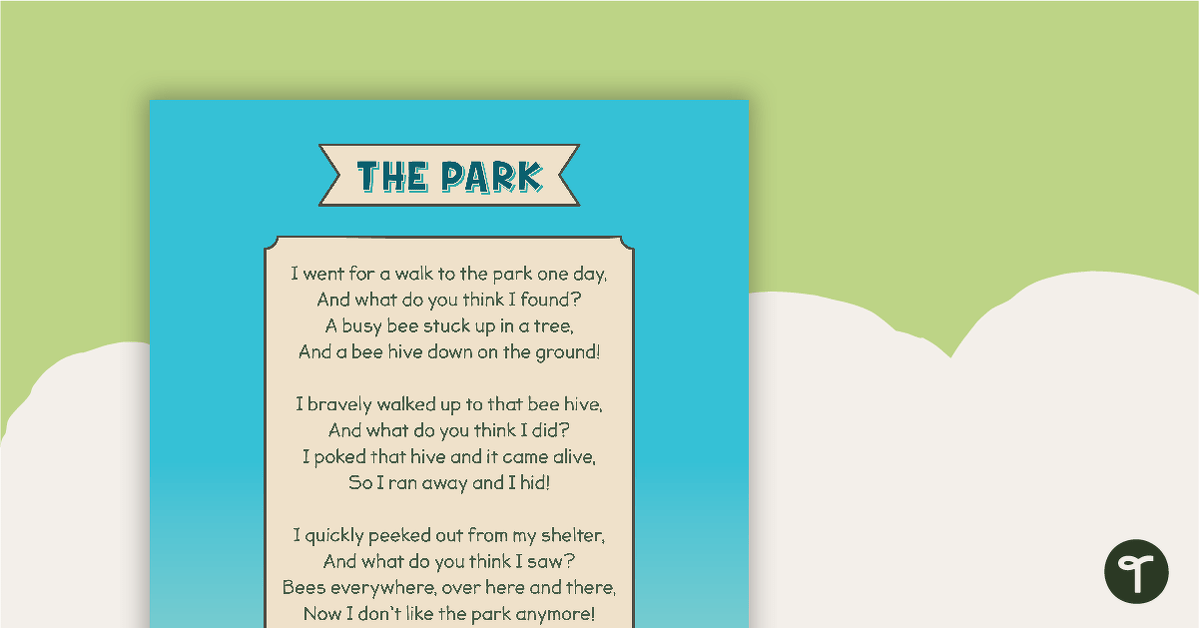 The Park - Comprehension teaching resource