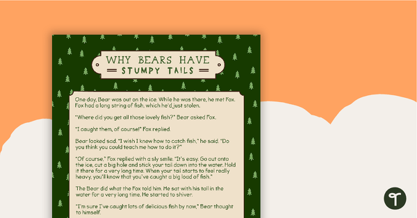 Preview image for Comprehension - Why Bears Have Stumpy Tails - teaching resource