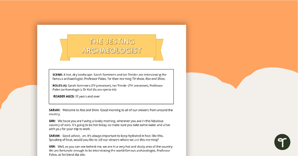 Go to Comprehension - Jesting Archaeologist teaching resource