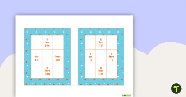 Number Grid Game teaching resource