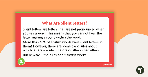 Silent Letters PowerPoint teaching resource