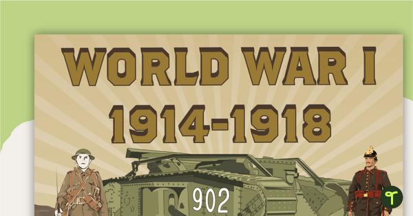 World War One Word Wall Vocabulary teaching resource