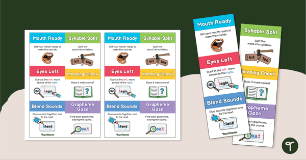 Go to Reading Strategy Bookmark teaching resource