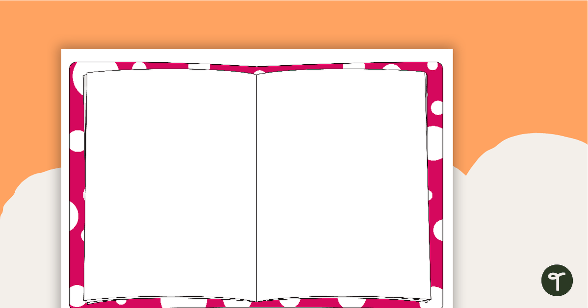 Book Page Borders teaching resource