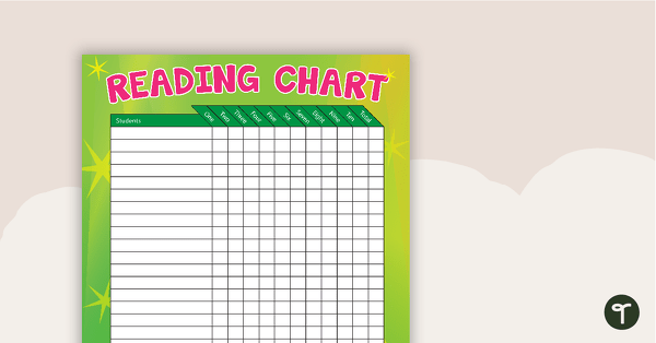 Go to Student Reading Chart teaching resource