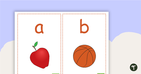 Go to A-Z Picture Flashcards (Lower Case) teaching resource