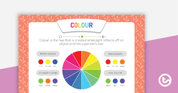 Preview image for Colour Art Element Poster - teaching resource