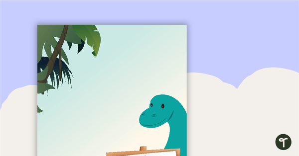 Dinosaurs - Bathroom Break Poster teaching resource