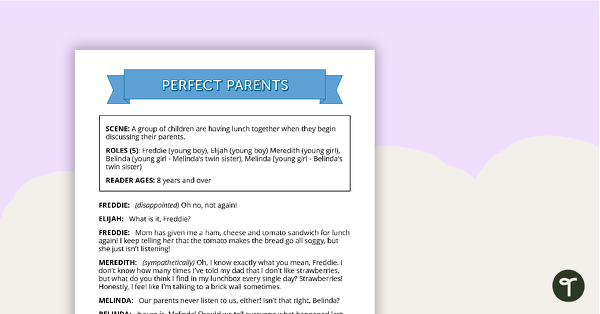 Comprehension - Perfect Parents teaching resource