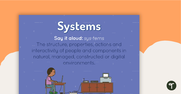 Systems Poster teaching resource