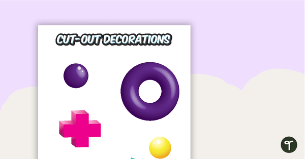 Go to Retro - Cut Out Decorations teaching resource