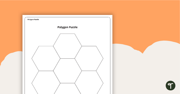 Image of Polygon Puzzle - Blank Template