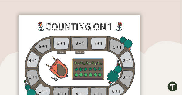 Go to Counting On 1 - Number Facts Board Game teaching resource