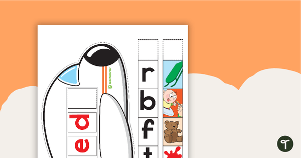 Preview image for Word Family Slide Activity - teaching resource